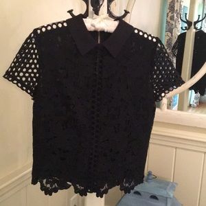 Ted Baker London.  Size 2 in Ted Baker sizing.  Beautiful cut lace detail.